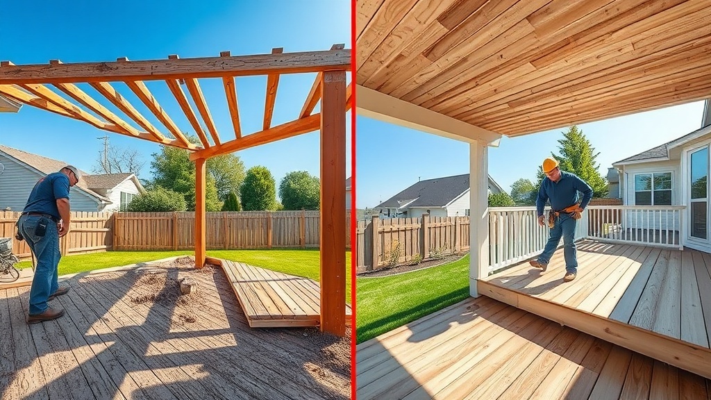 איך מתבצעת החלפת דק אורן לדק סינטטי מלא