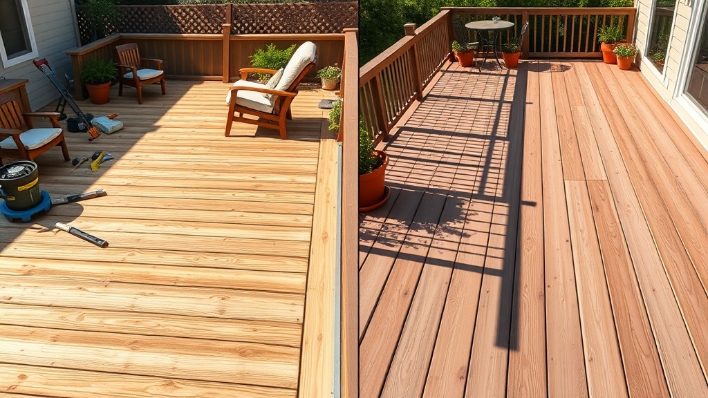 דק סינטטי מול דק אורן – השוואה קצרה